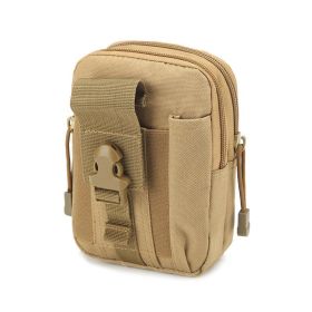 eWaist Pouch; Portal Waist Bag For Camping; Travel; Running (Color: Khaki)