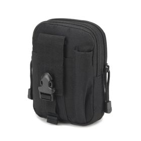 eWaist Pouch; Portal Waist Bag For Camping; Travel; Running (Color: Black)