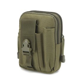 eWaist Pouch; Portal Waist Bag For Camping; Travel; Running (Color: Army Green)